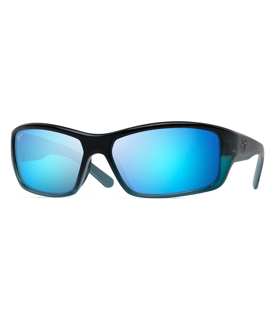 Maui Jim Barrier Reef PolarizedPlus2&reg; Wrap 62mm Sunglasses