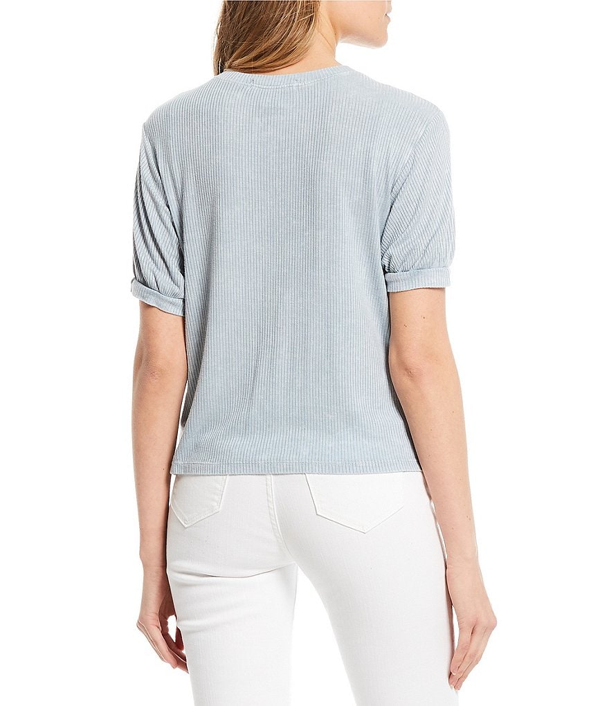 Good Luck Gem Short-Sleeve Mineral Washed Boxy Tee