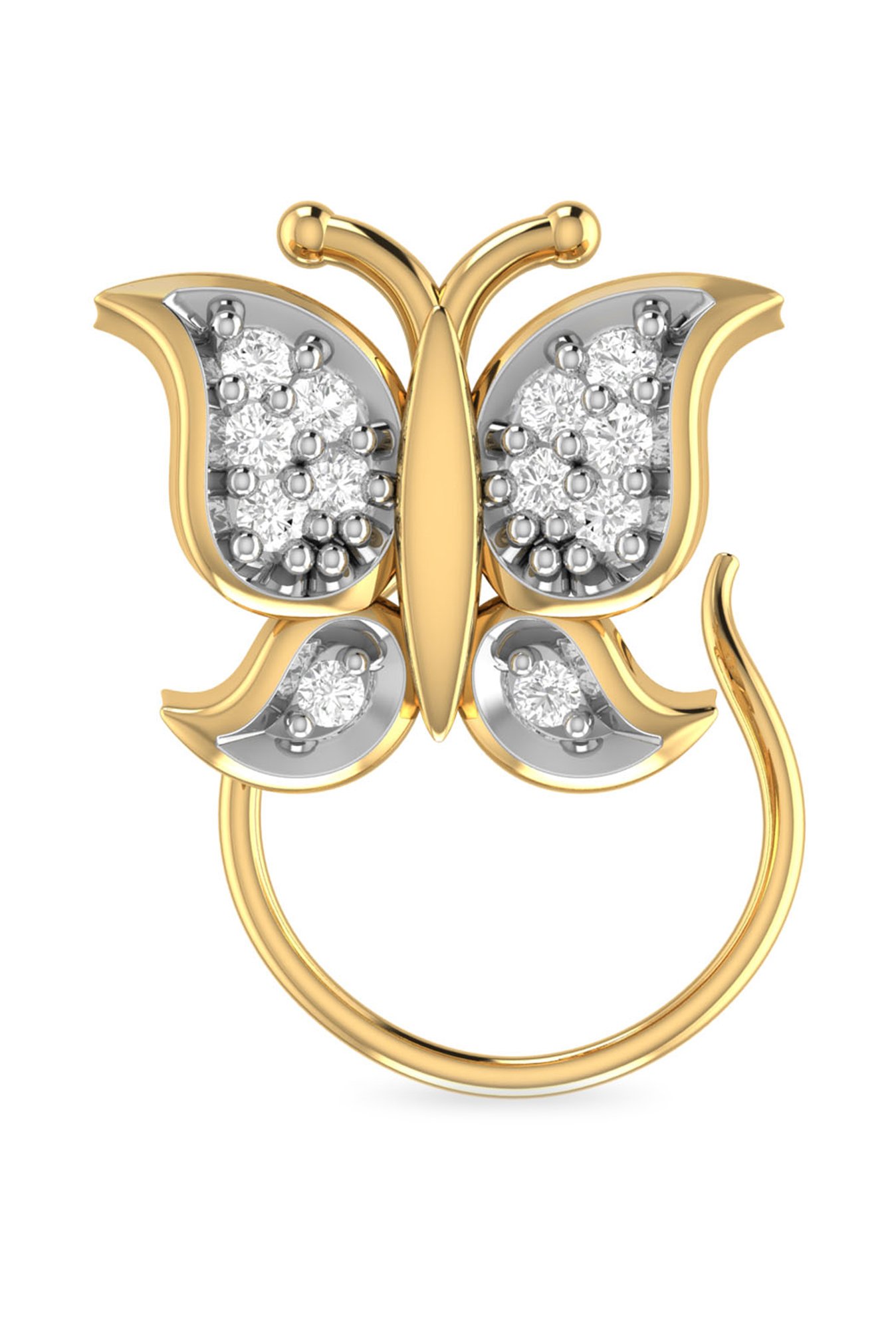 PC Jeweller Darda 22 kt Gold Nosepin