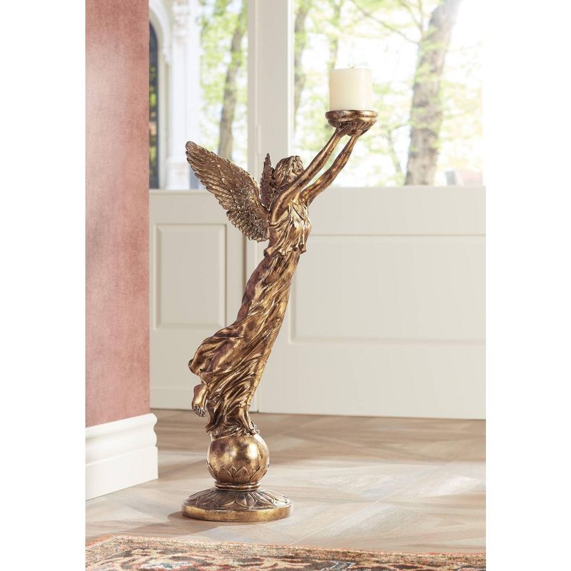 Dahlia Studios Golden Angel 38 1/2" High Statue