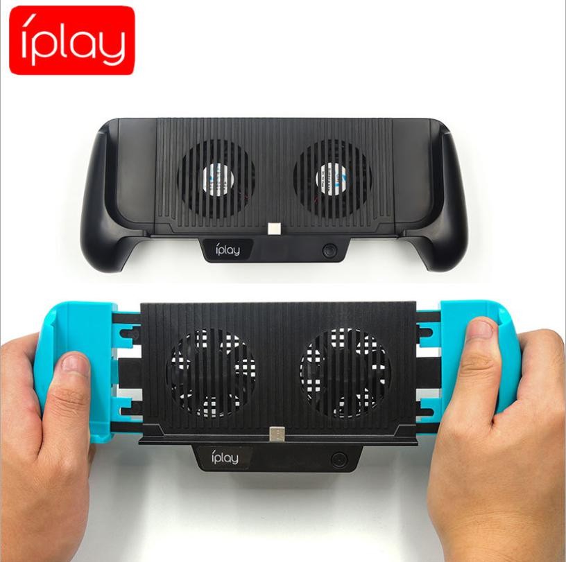 IPLAY Portable Game Cooling Fan For Nintendo Switch Lite Host Universal Charging Stretch Grip 6000MAH For Switch Accessories
