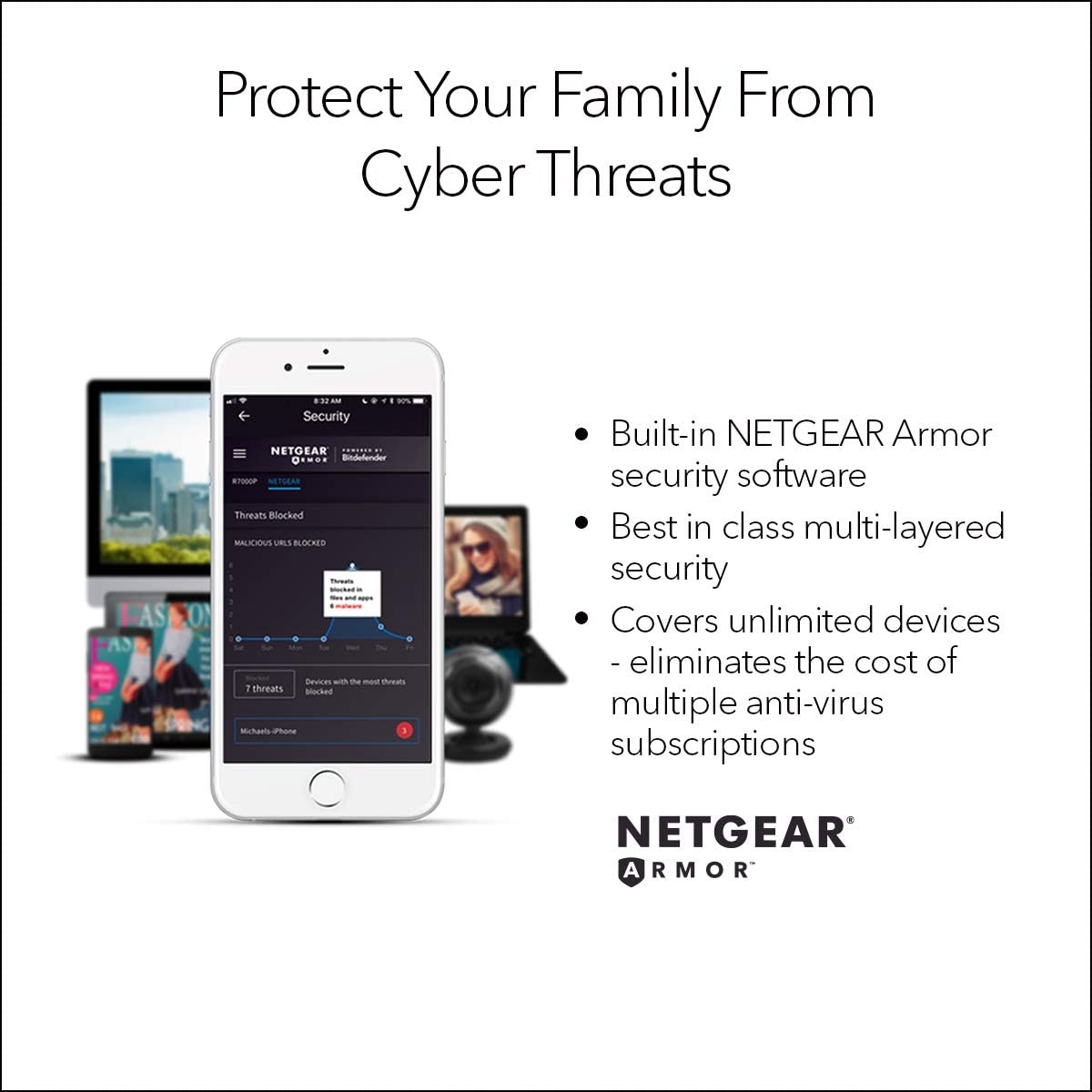 NETGEAR 4-Stream WiFi 6 Router (R6700AX) ?C AX1800 Wireless Speed (Up to 1.8 Gbps) | 1500 sq. ft. Coverage