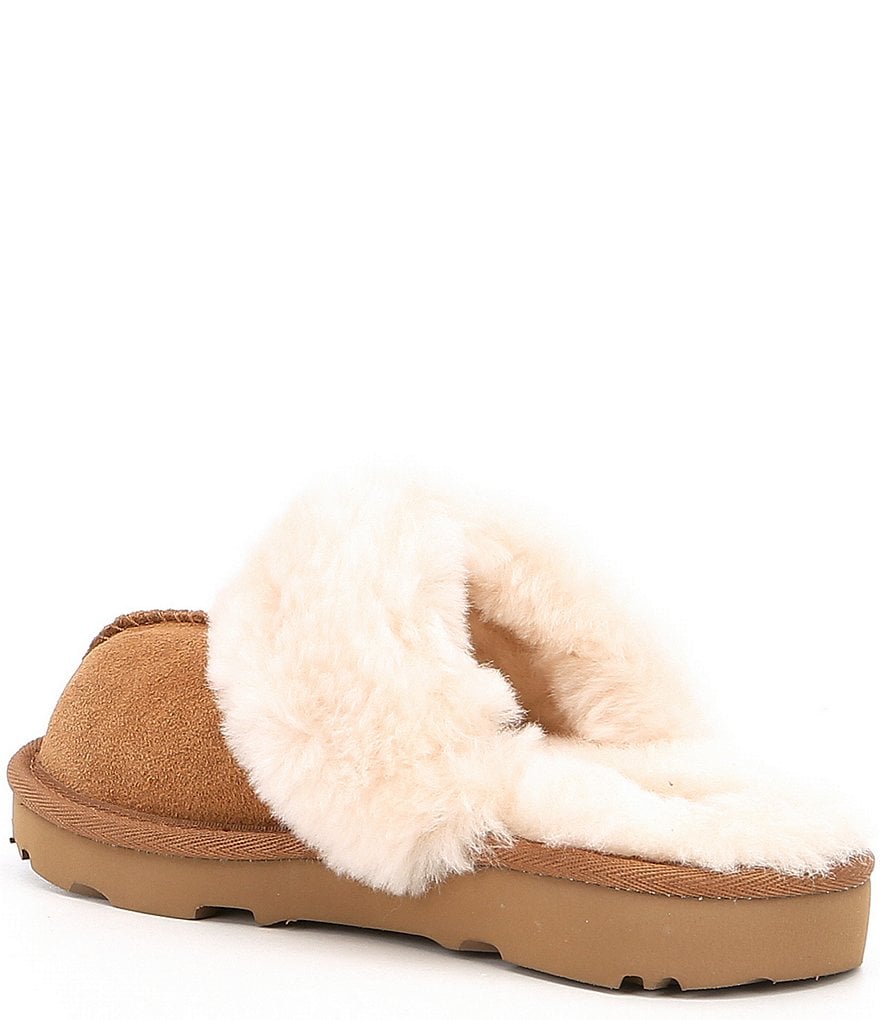 UGG&reg; Girls' Cozy II Suede Slip-On Slippers (Toddler)
