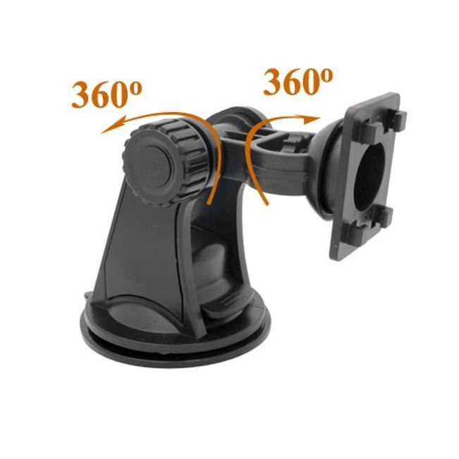 Easy Mount Rotating Car Mount Windshield Holder Cradle Window Dock Stand Strong Suction X7B for ZTE Grand X Max 2 X3 X4, Duo LTE XL, ZMax Pro Z981