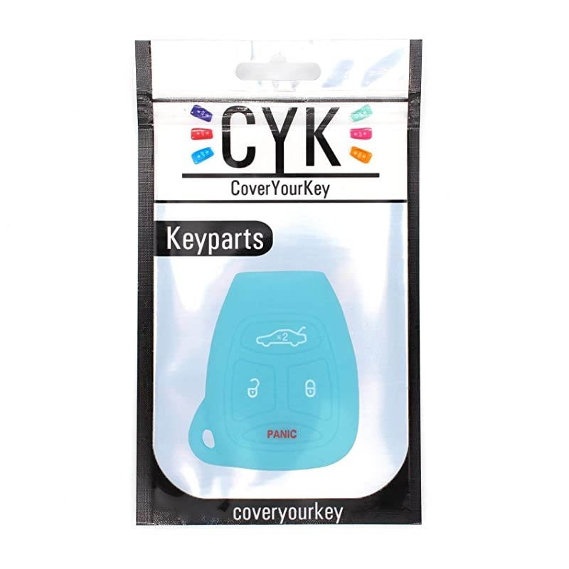 keycover JB for 4 Button Keys Keycover Etui Flip Key protective cover Remote Entry Fob Case (night glow)