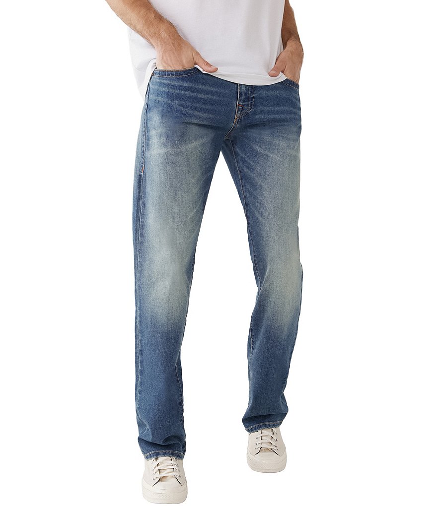 True Religion Ricky Flap Straight-Fit Jeans