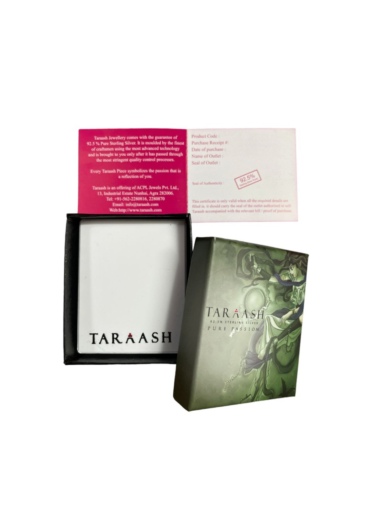 Taraash 92.5 Sterling Silver Hoop Earring