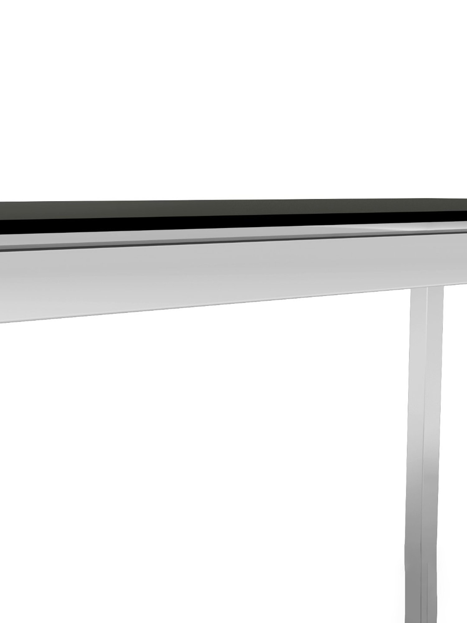 Godrej Interio Mod Knight Black & White Tempered Glass 6 Seater Rectangular Dining Table