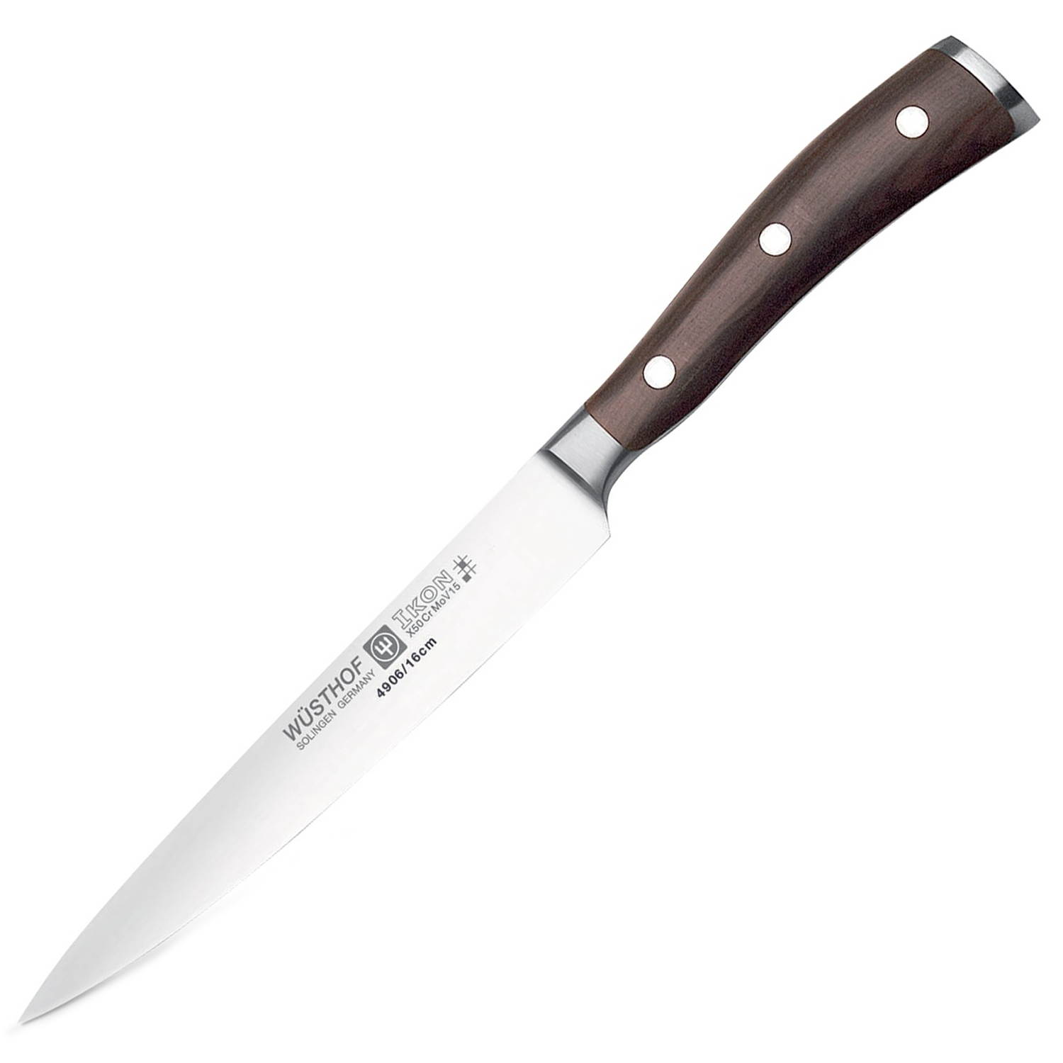 Wusthof Ikon Blackwood - 6" Utility Knife