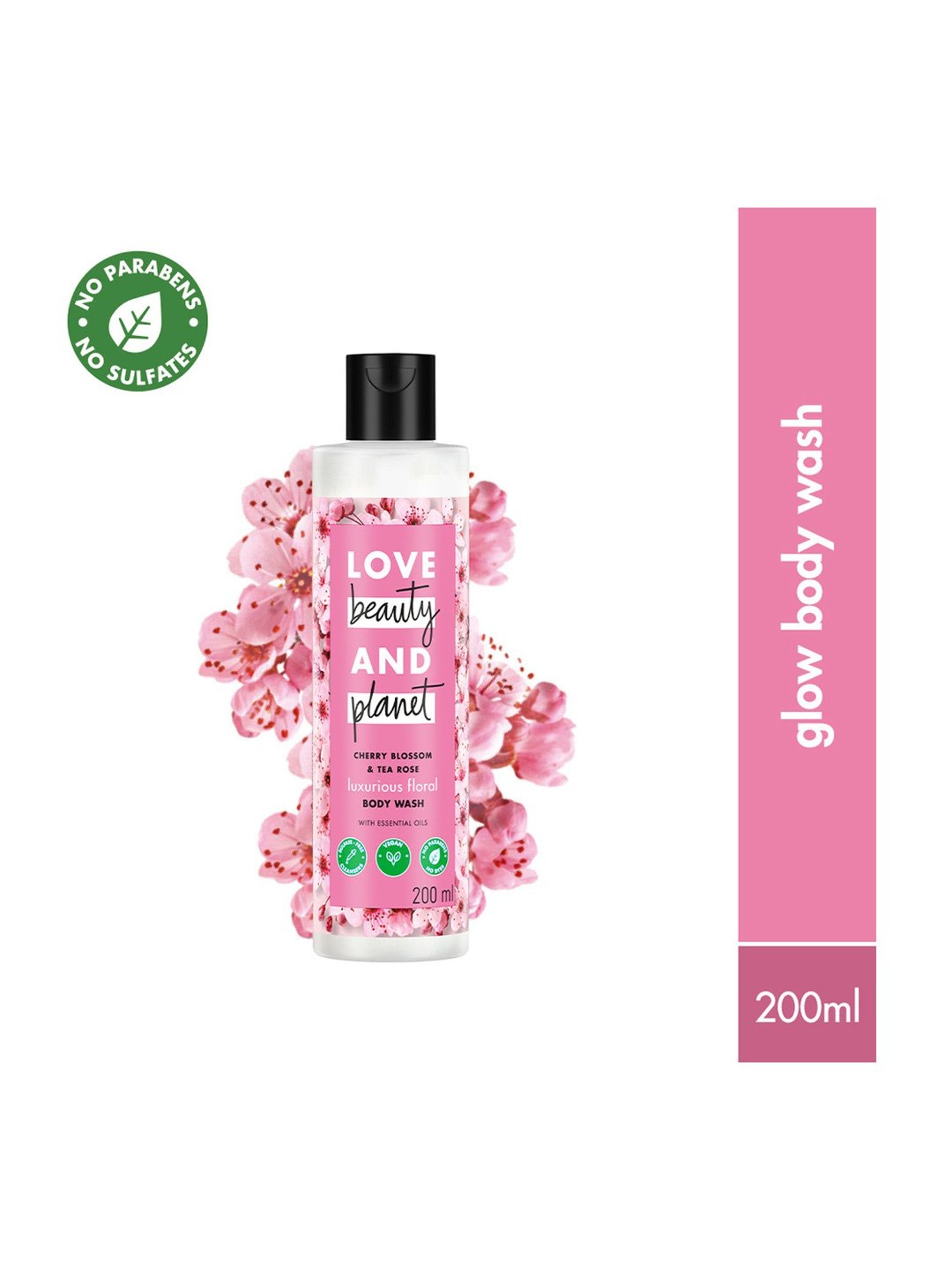 Love Beauty & Planet Cherry Blossom & Tea Rose Body Wash - 200 ml