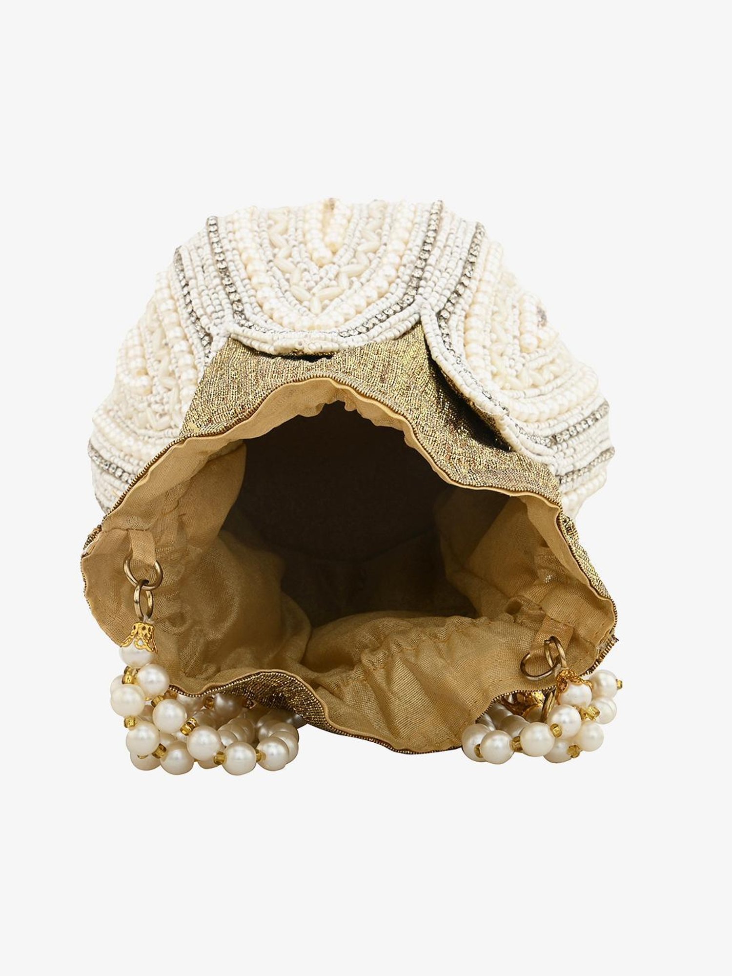 Gaurapakhi Golden Embellished Potli