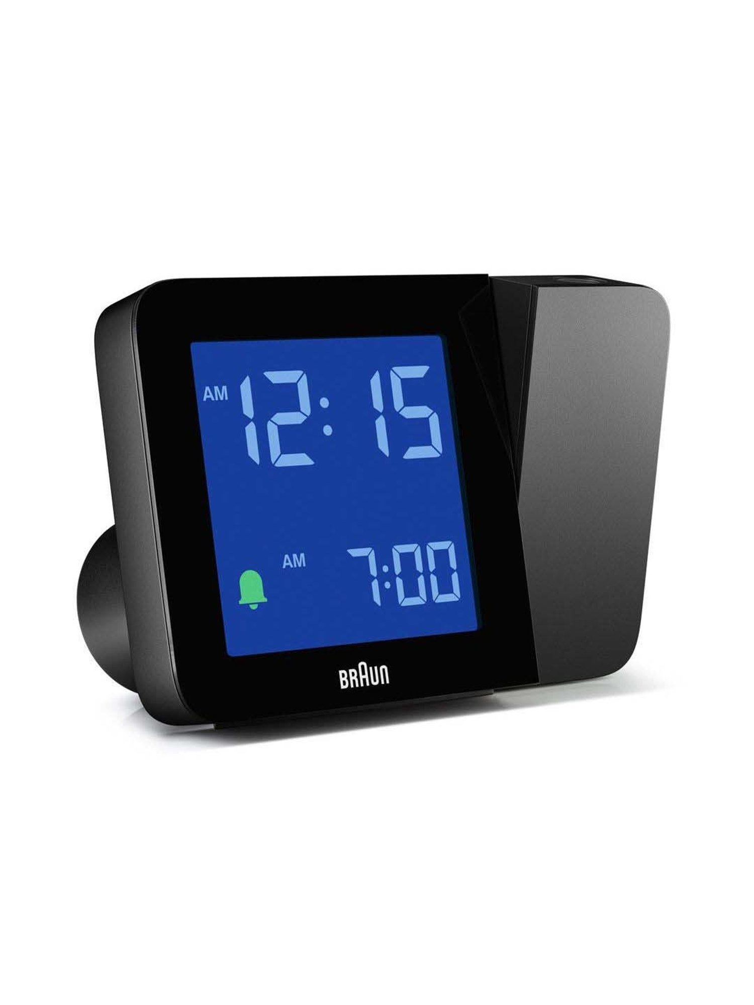 Braun Black Digital Weather Station Clock