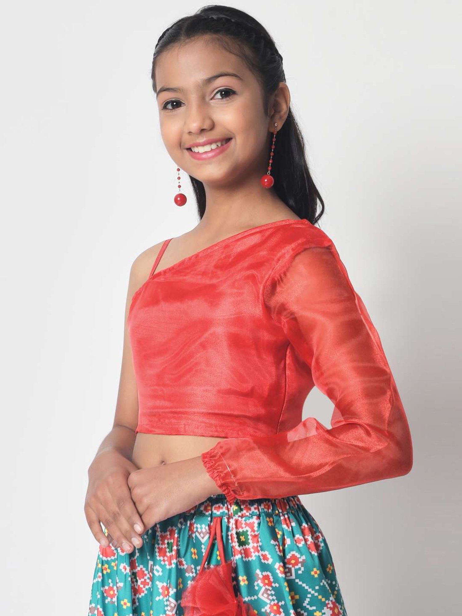 Cutecumber Kids Plum Lace Top