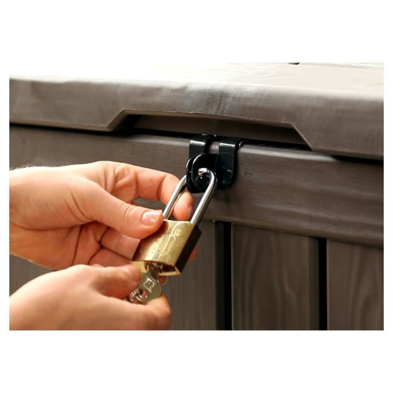 Glenwood 101 Gallon Outdoor Storage Box - Brown - Keter