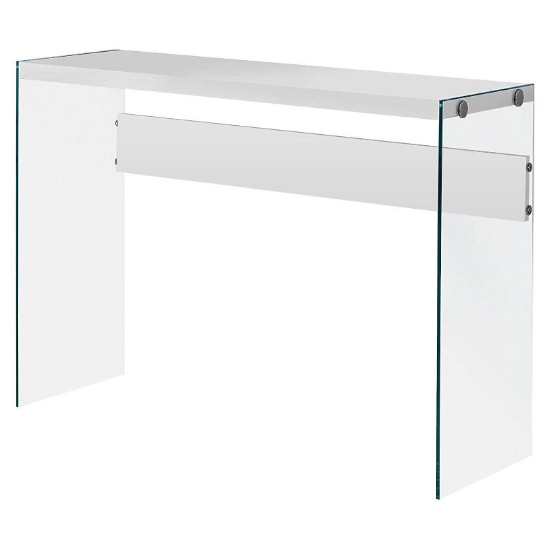 Monarch Glass Accent Console Table w/ Monarch Accent Glass Coffee Table