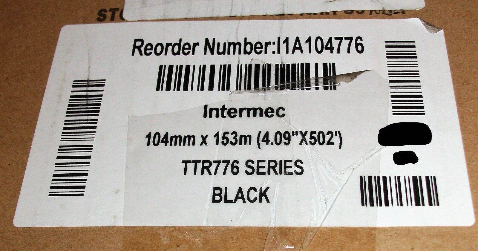 PRINTER INK THERMAL TRANSFER RESIN RIBBON 4.09" X 502' 104MM X 153M FOR Christoph