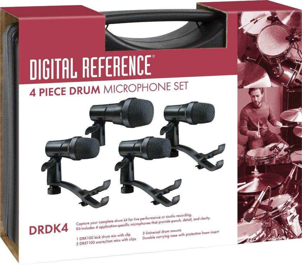 Digital Reference DRDK4 4-Piece Drum Mic Kit