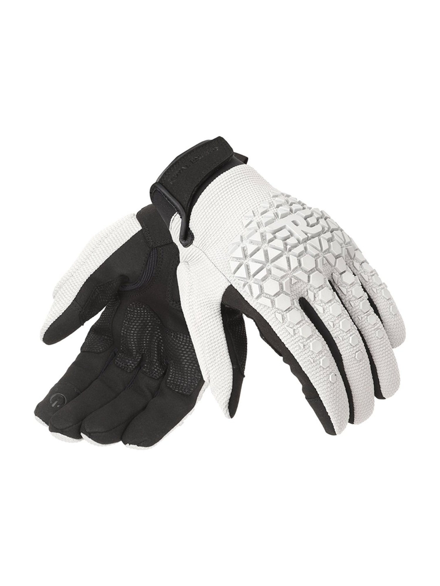 Royal Enfield Grey Textured Mx Lite Riding Gloves - L