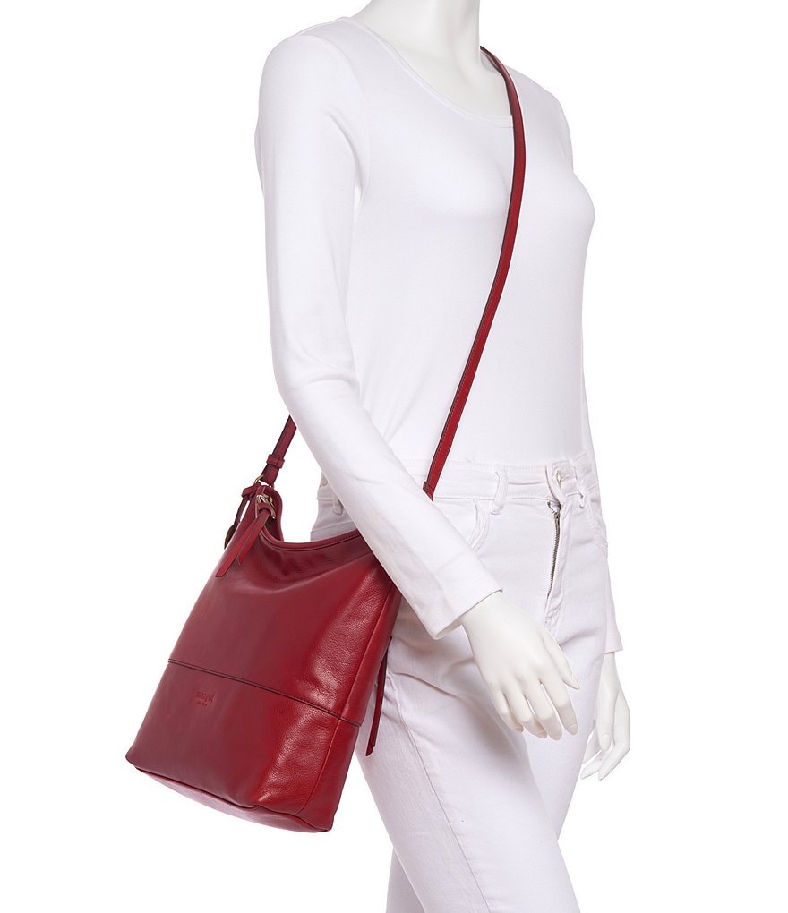 Margot Chester Leather Hobo Crossbody Bag