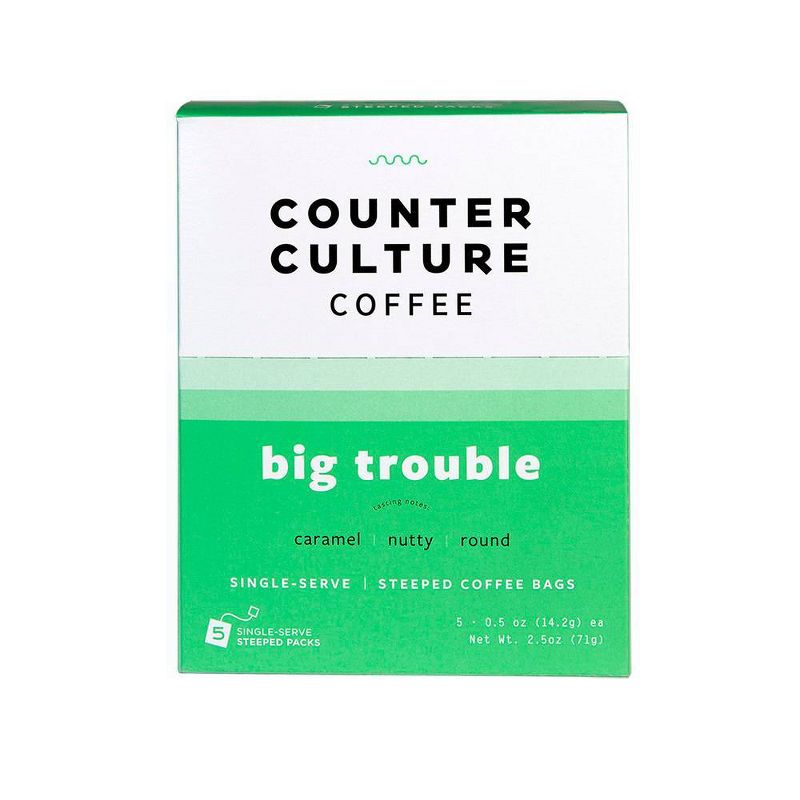 Counter Culture Big Trouble Medium Roast Coffee Single Serve - 5ct