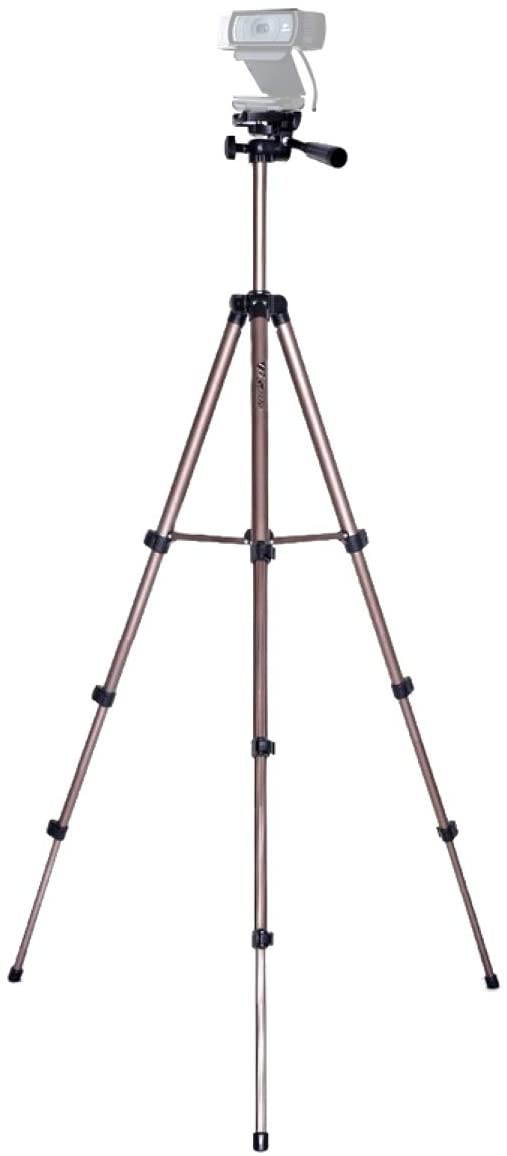 AceTaken Webcam Tripod, Camera Tripod Mount Stand for Logitech Webcam C925e C922x C922 C930e C930 C920 C615-49 inches