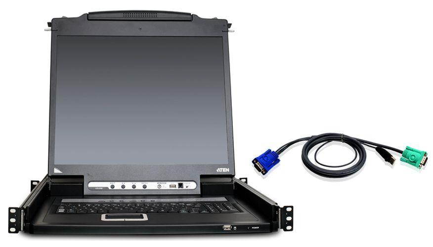 16-Port LCD KVM w/Cables