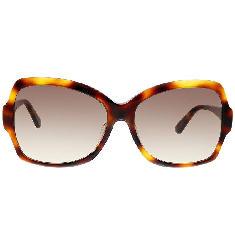 Swarovski SK0113 52F Womens Square Sunglasses Havana 58mm