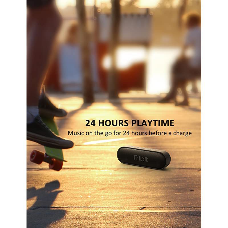 XSound Go Bluetooth Speakers 12W Portable Speaker Loud Stereo Sound Rich Bass IPX7 Waterproof 24 Hour Playtime 66 ft Bluetooth Range Builtin Mic Outdoor Party Wireless Speaker