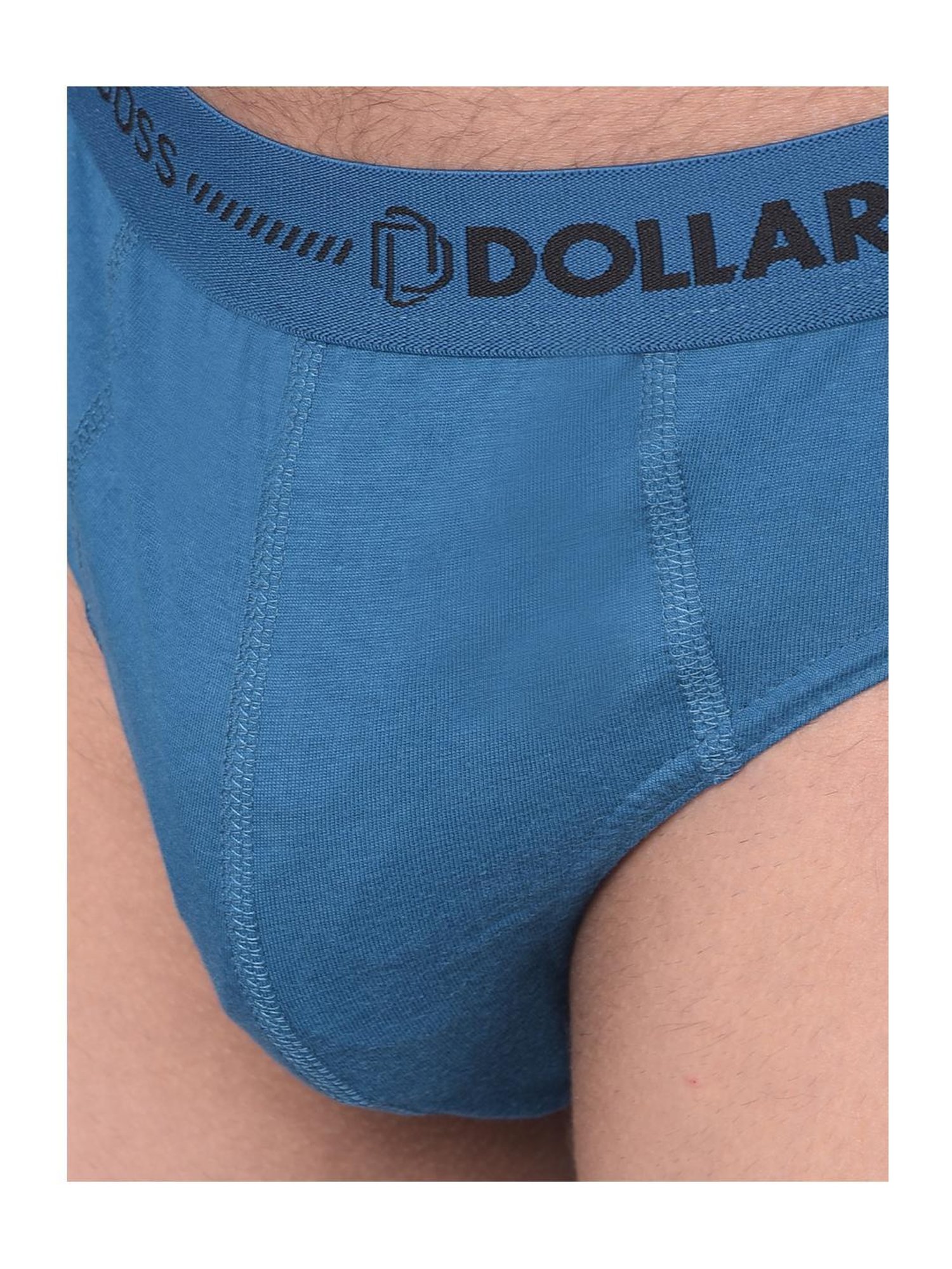 Dollar Bigboss Boys Multicolor Solid Briefs (Pack Of 5)