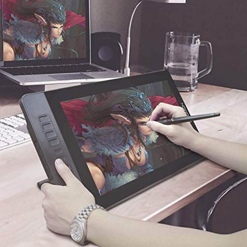 GAOMON PD1560 Pen Display  and  20 Pen Nibs- 15.6'' 8192 Pen Pressure Graphics Drawing Monitor for Digital Drawing/ 2D 3D Art/Animation/Online Teaching and Meeting