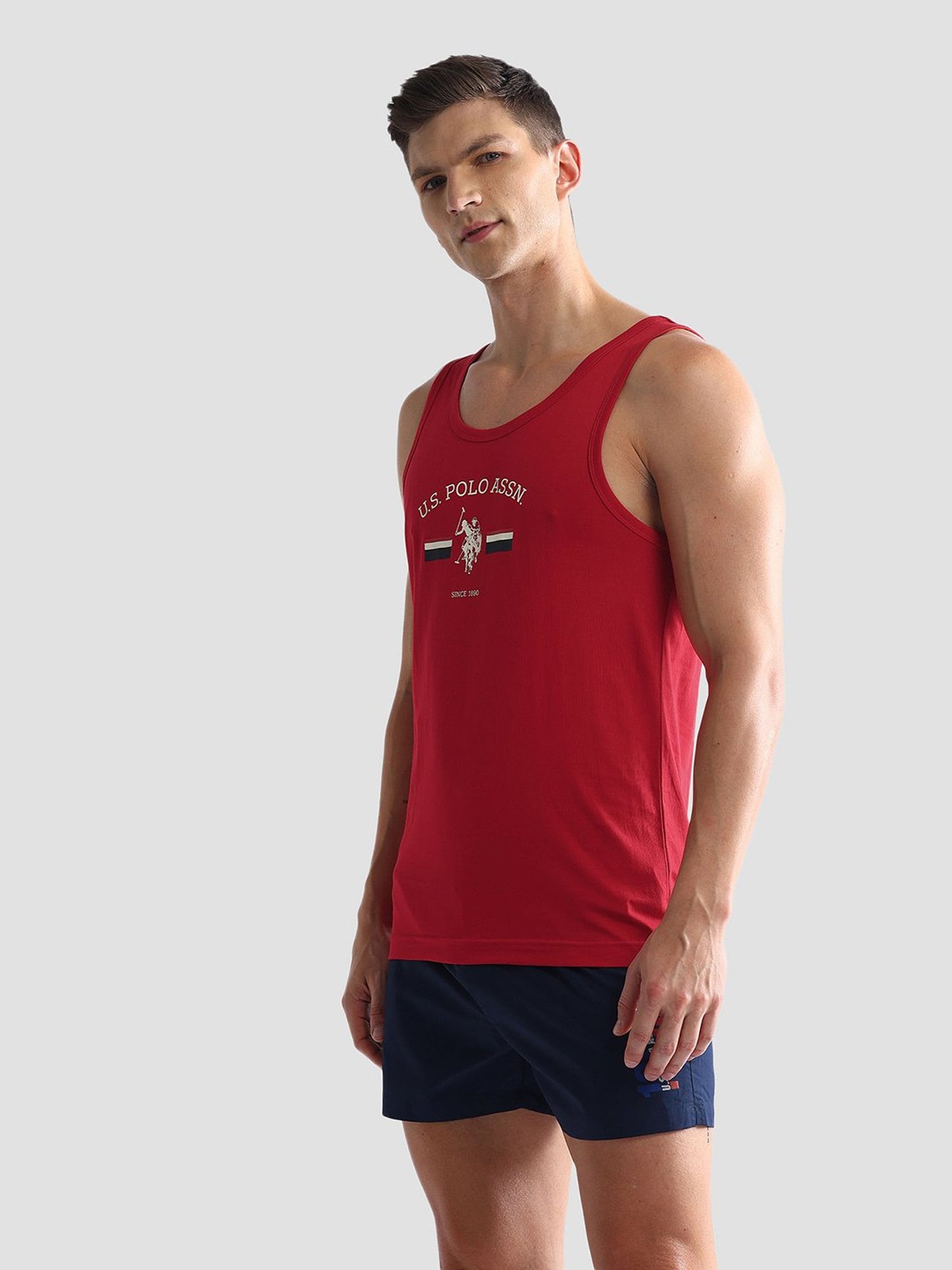 U.S. Polo Assn. Red Regular Fit Vest