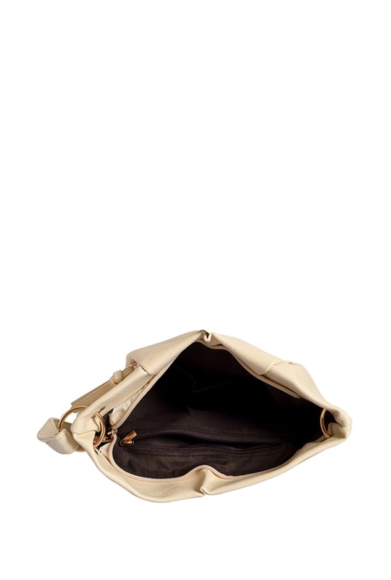 Lino Perros Cream Tassel Sling Bag