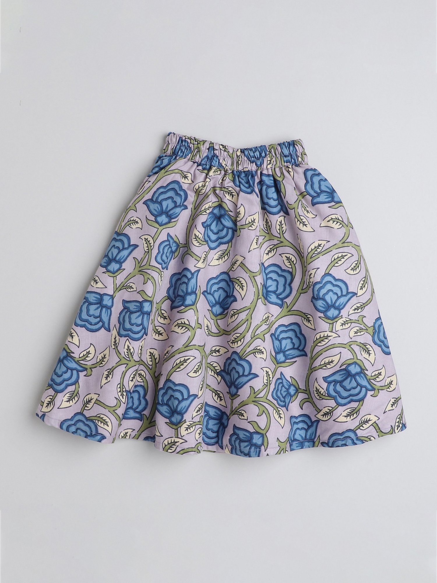 Many Frocks Kids Purple Embellished Ghagra with Choli