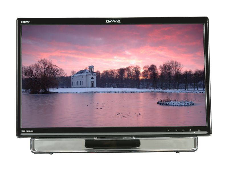 Planar PXL2430MW 23.6" Full HD 1920 x 1080 60Hz VGA DVI-D HDMI USB Built-in Speakers Edge-Lit LED Touch Screen Monitor