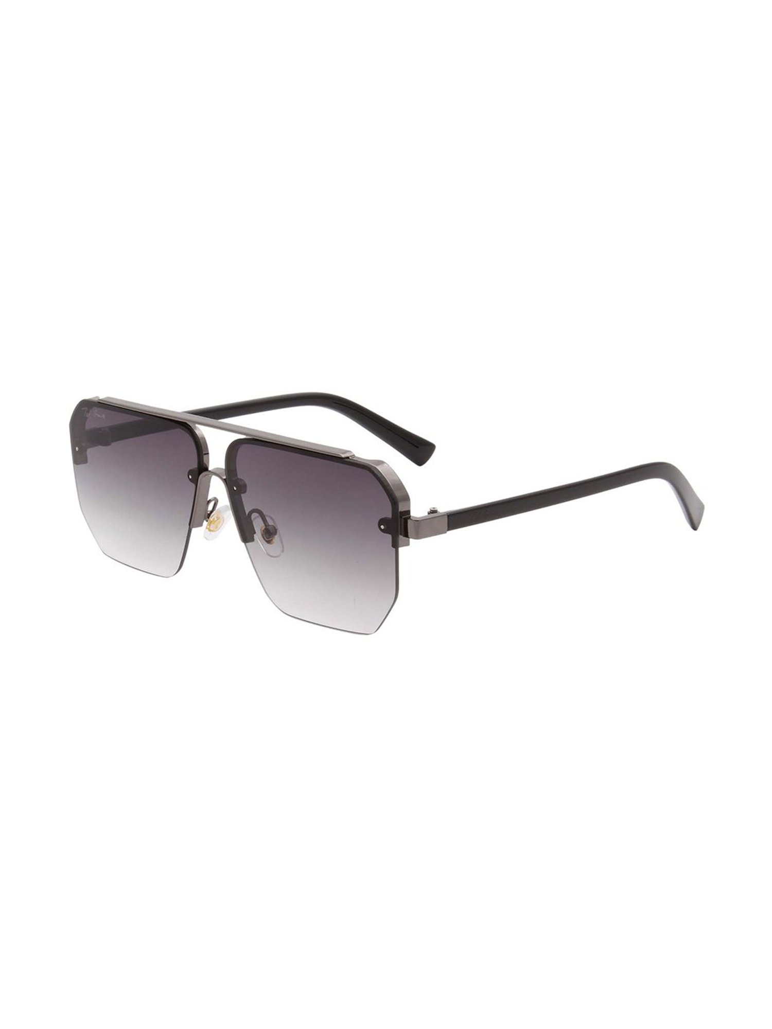 Ted Smith Grey Aviator UV Protection Unisex Sunglasses