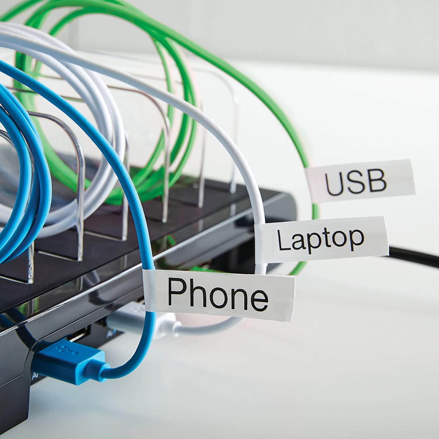 DYMO Label Maker with Adapter | LabelManager 420P High-Performance Label Maker, Rechargeable, PC and Mac Connectivity, Bright Backlit Display, Easy-to-Use, Portable, for Home & Office Organization