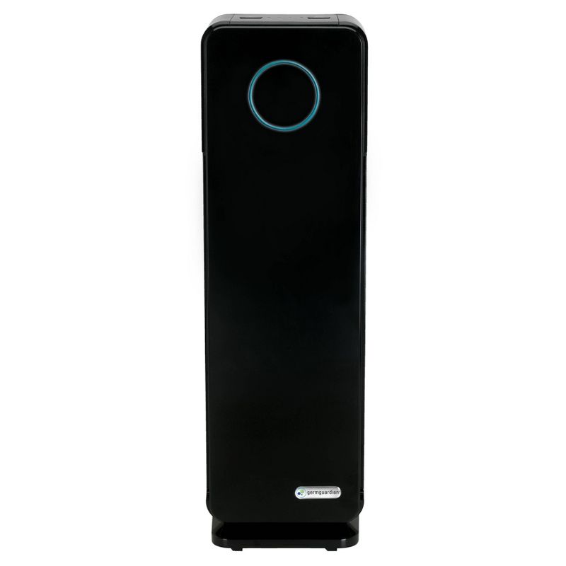 Germ Guardian Air Purifier with True HEPA Filter and UV-C Sanitizer, 5-in-1 AC4300BPTCA 22" Tower Black