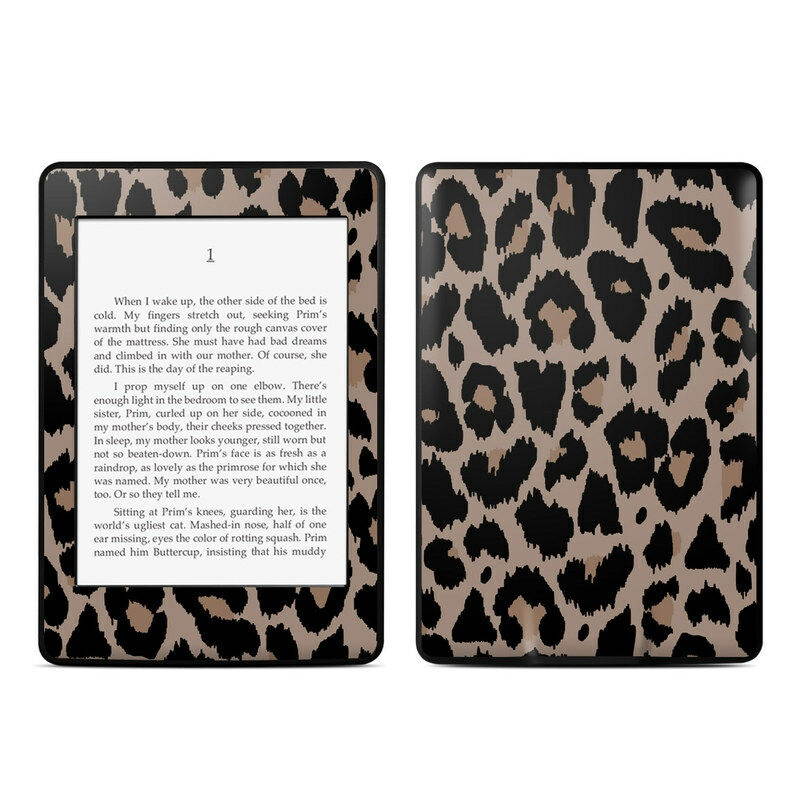 Kindle Paperwhite Skin - Untamed - Leopard Print - Sticker Decal