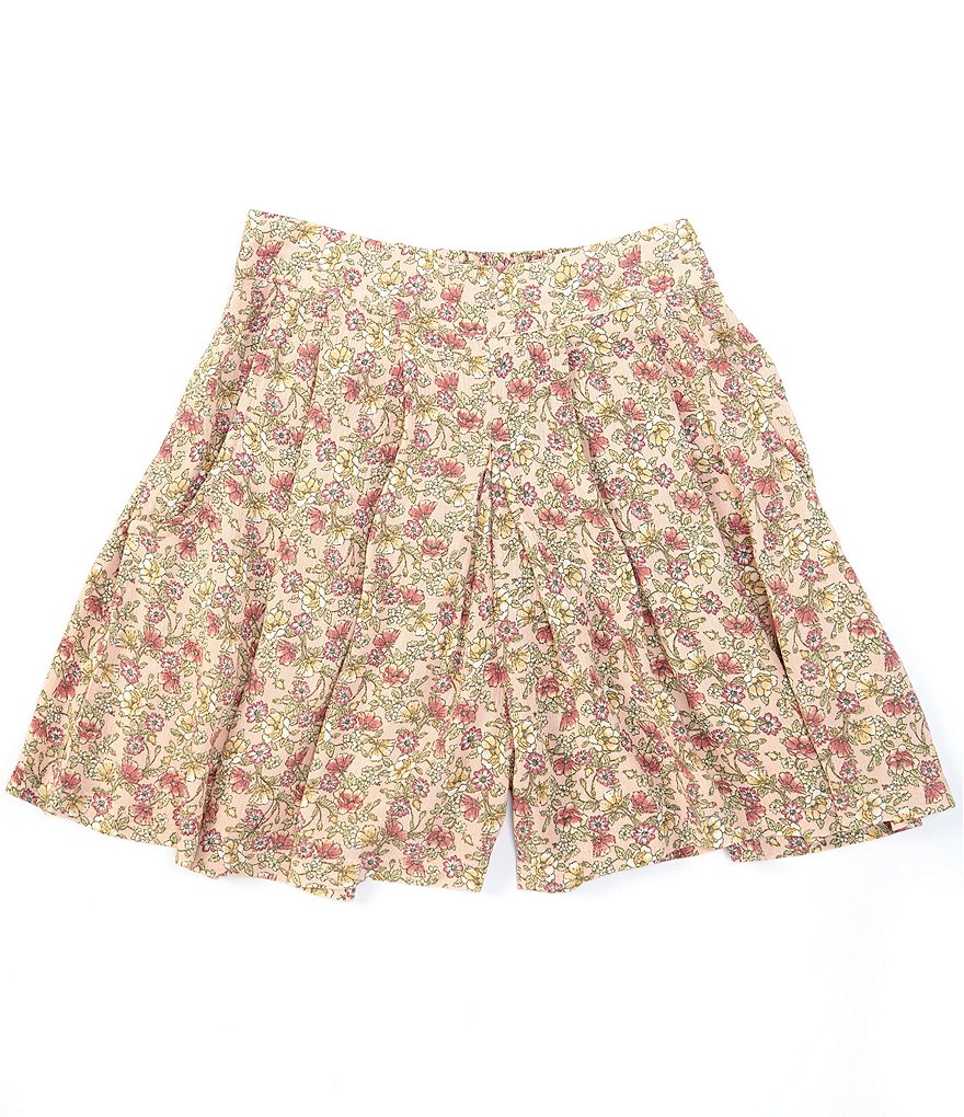 I.N. Girl Big Girls 7-16 Floral Crepe Shorts