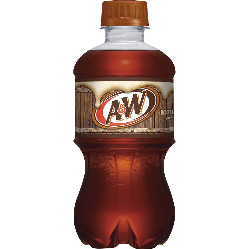 A&W Root Beer Soda - 8pk/12 fl oz Bottles