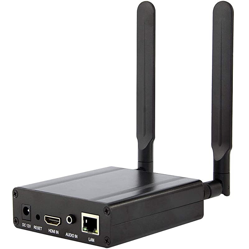 H.264 HDMI IP Video Streaming Encoder WiFi HD Video to RTMP RTMPS RTSP ONVIF HLS SRT Encoder for Facebook YouTube Twitch Live Streaming Broadcast