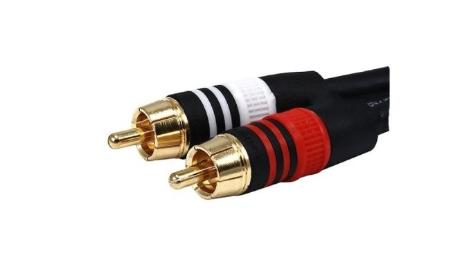 2Male to 2Male RCA Audio Cable 15Feet 10Pack