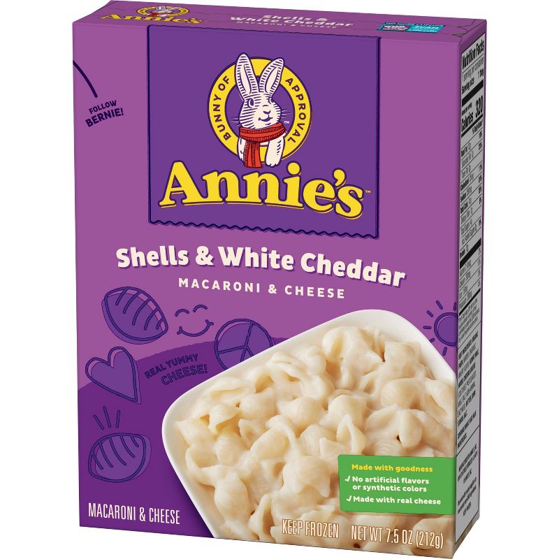 Annie's Frozen Macaroni & Cheese Shells & White Cheddar - 7.5oz