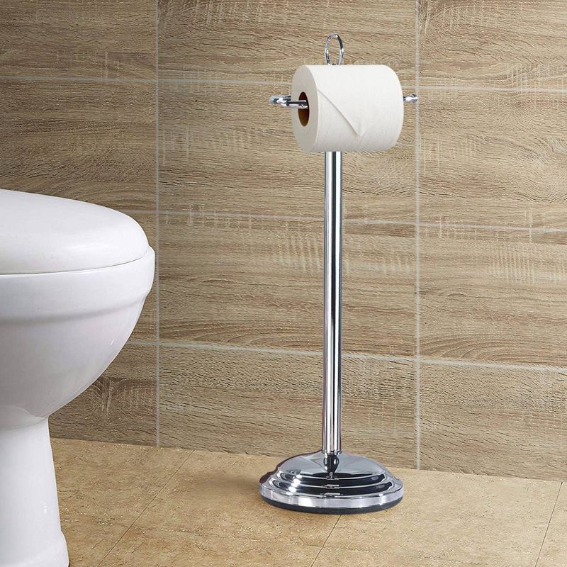 Freestanding Toilet Tissue Holder Chrome - Nu Steel