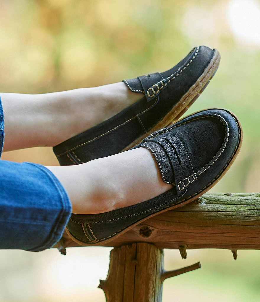 Born Nerina Suede Penny Loafers