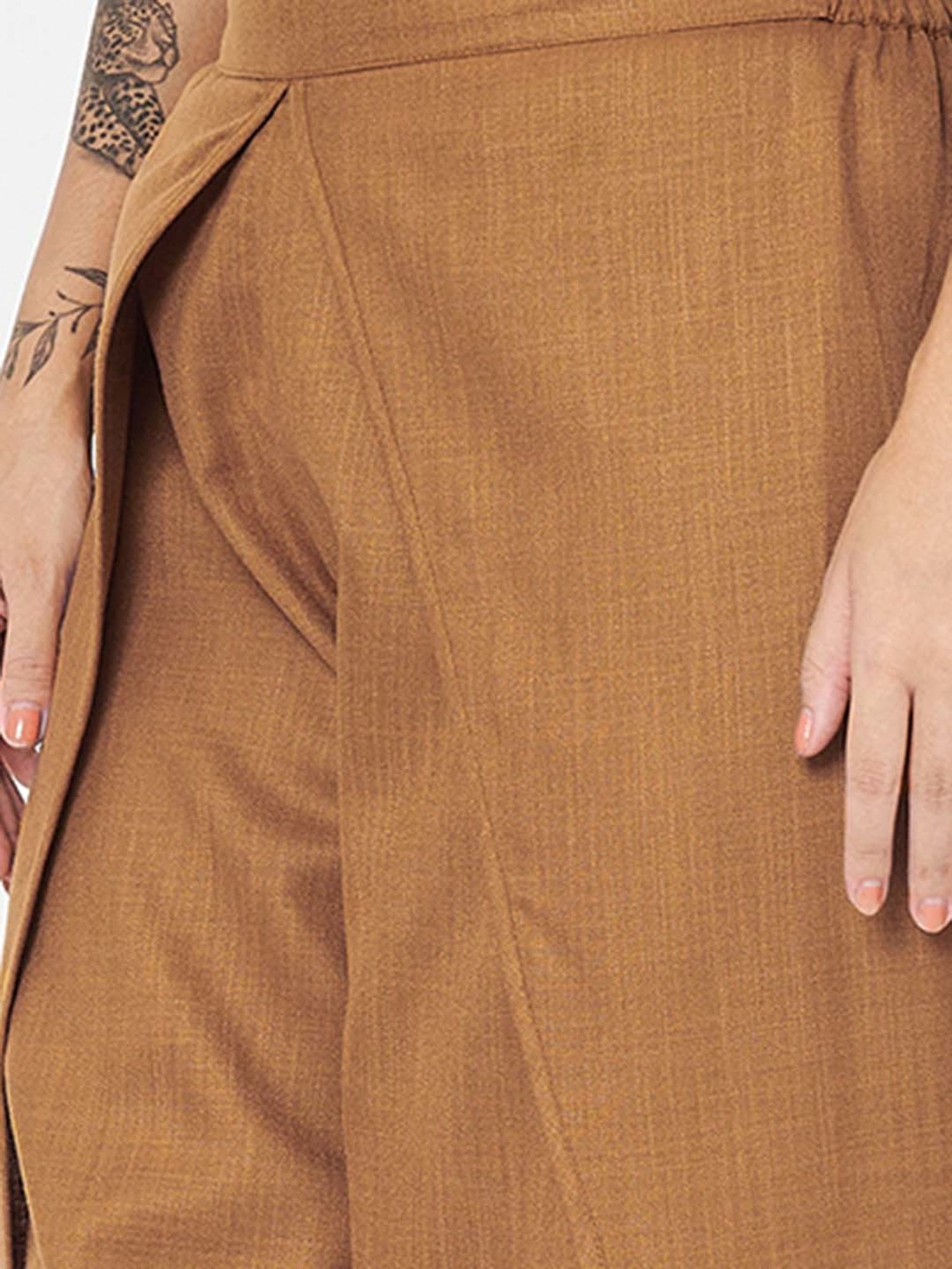 9rasa Mustard Shirt & Dhoti Set