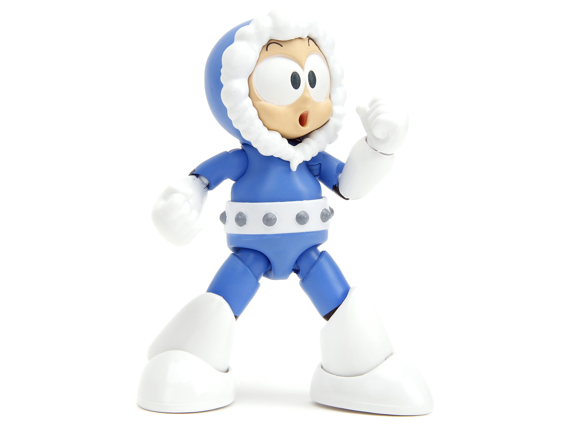 Ice Man 4" Moveable Figure with Accessories and Alternate Head and Hands "Mega Man" (1987) Video Game model by Jada