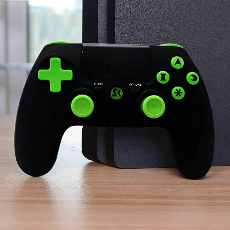 PS4 ControllerWireless Gamepad for Playstation 4ProSlimPCSixaxis Gaming Joysticks with 600mAh Rechargeable Battery10m Remote Control