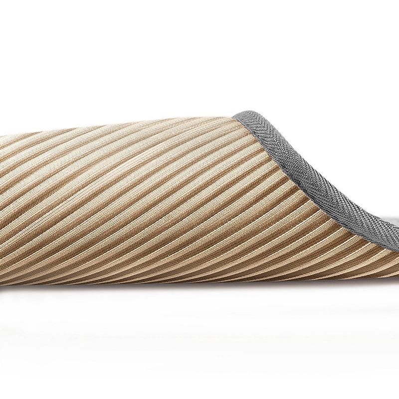 2pc Quick Drying Memory Foam Framed Bath Mat with GripTex Skid-Resistant Base Gray - Microdry