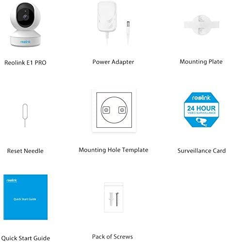 Indoor Security Camera, Reolink 5MP Super HD Plug-in WiFi Camera with Pan Tilt Zoom/ Motion Alerts, Ideal for Baby Monitor/ Pet Camera/Home Security, Dual Band WiFi, Multiple Storage Options, E1 Zoom